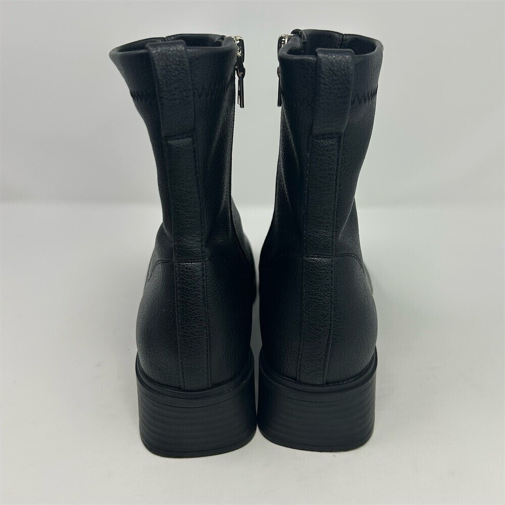 Aerosoles Dazzy Ankle Booties Black Square Toe Block Heel Side Zip Size 8.5 - Picture 7 of 11